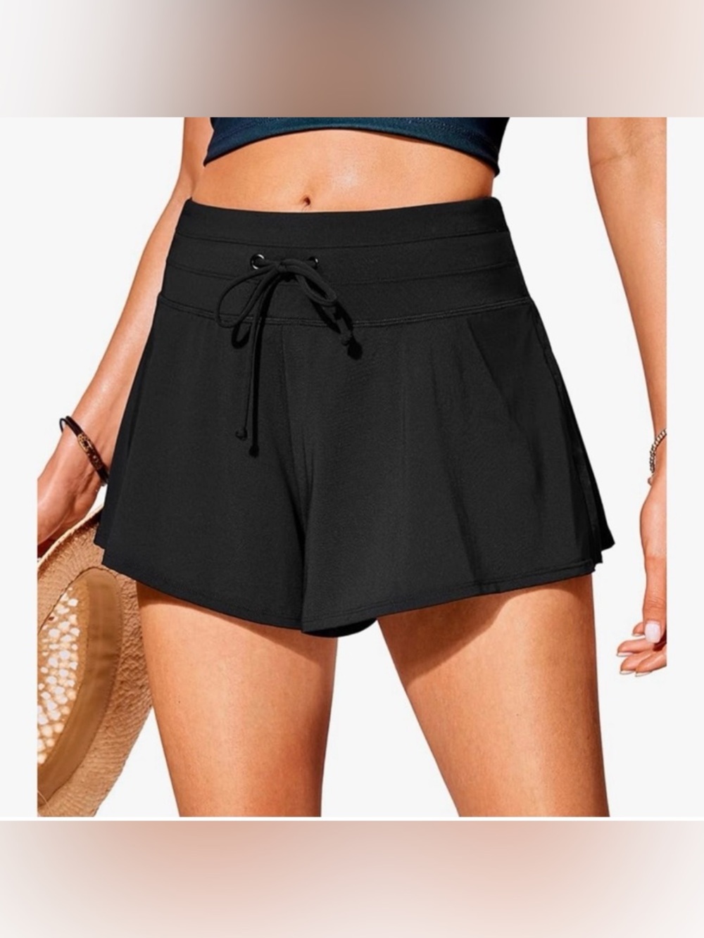 Women’s High Waisted Swim Shorts Size Small